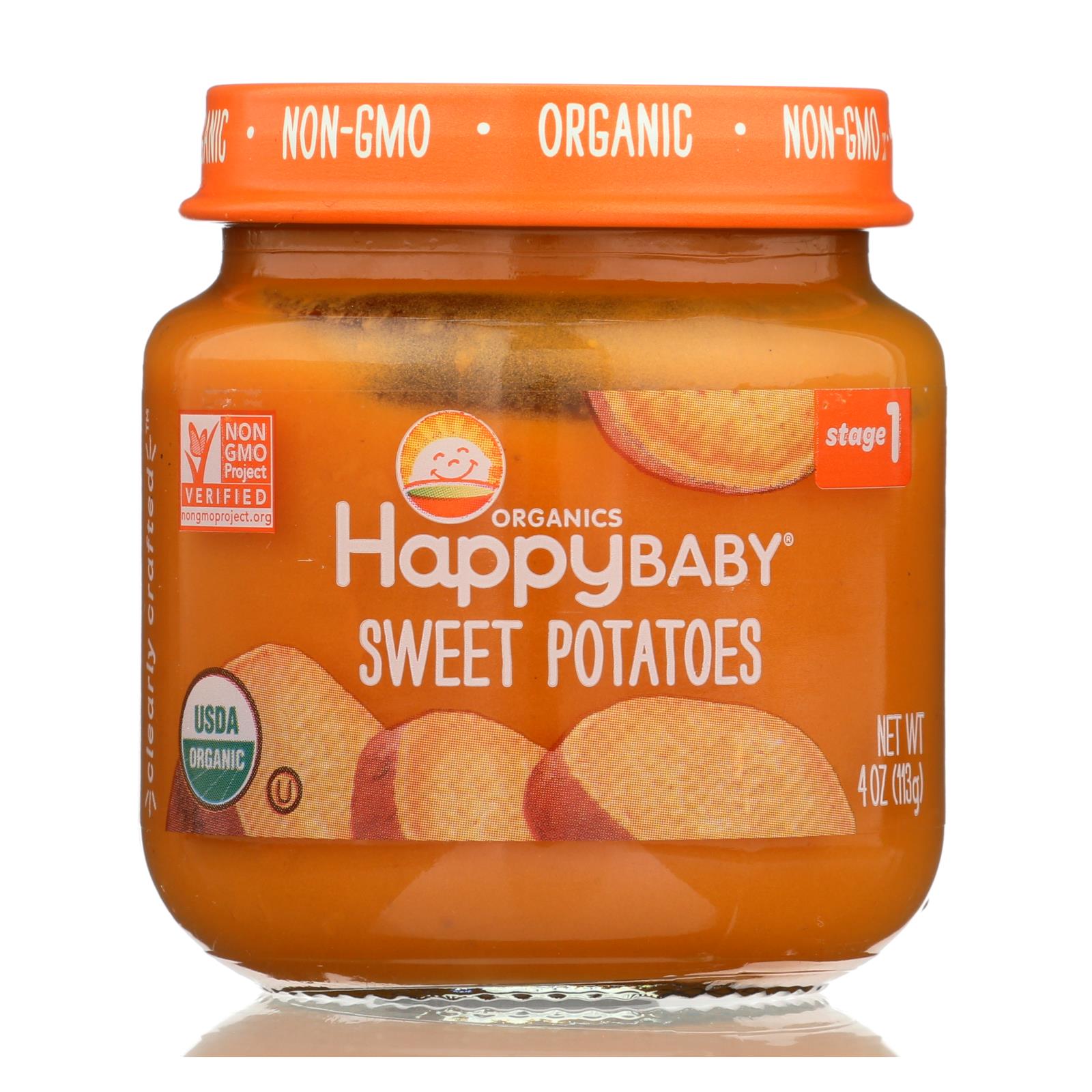 Happy Baby - Cc Sweet Potatoes Stg1 - 6개 묶음상품 - 4 OZ