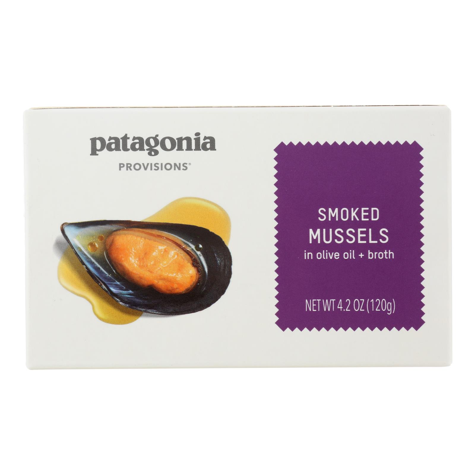 Patagonia - Mussels Smoked - 10개 묶음상품 - 4.2 OZ