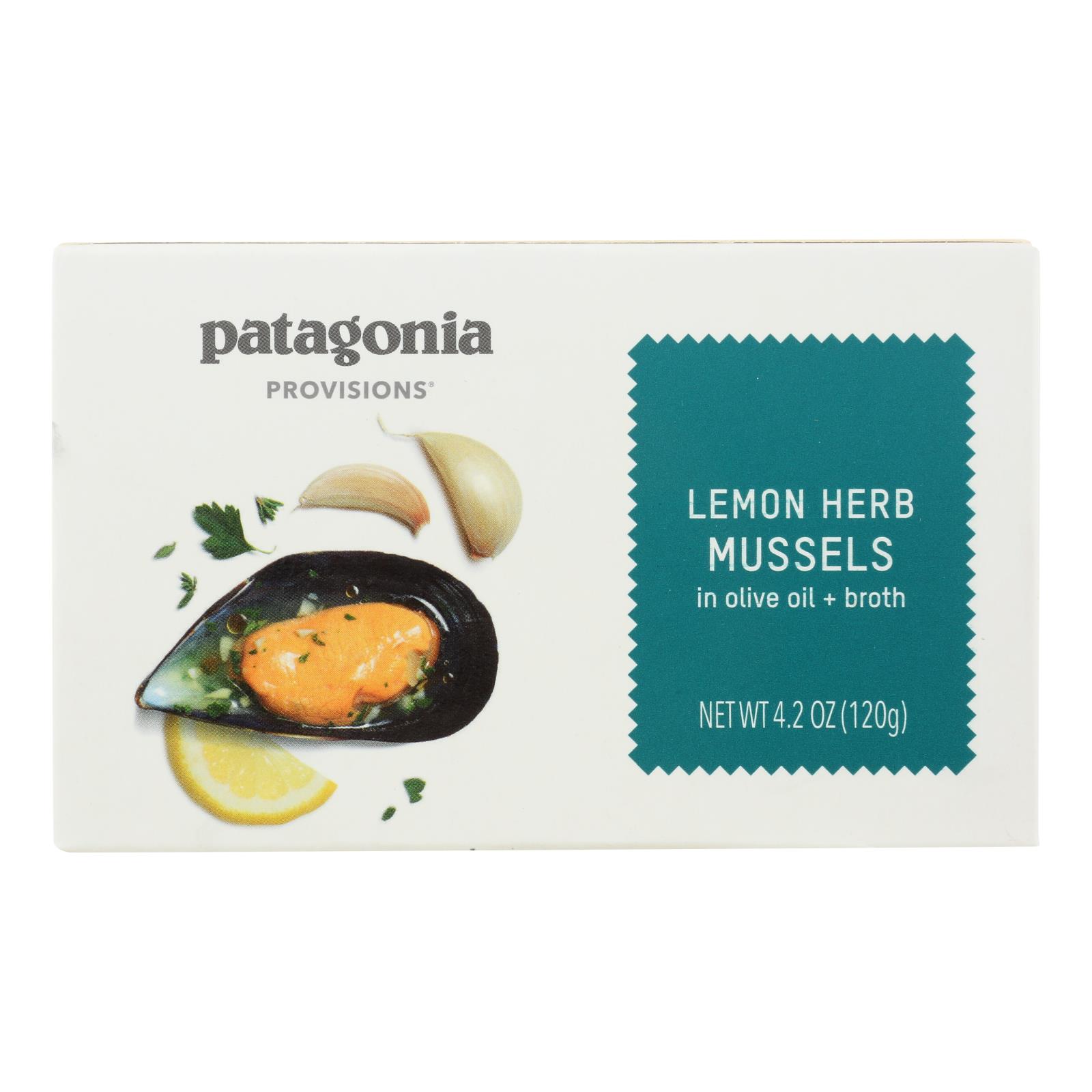 Patagonia - Mussels Lemon Herb - 10개 묶음상품 - 4.2 OZ