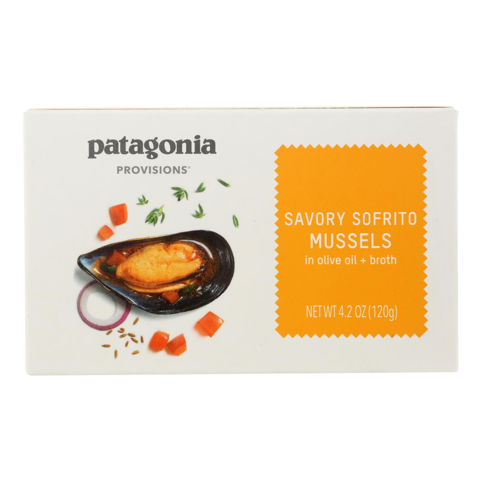 Patagonia - Mussels Savory Sofrito - 10개 묶음상품 - 4.2 OZ