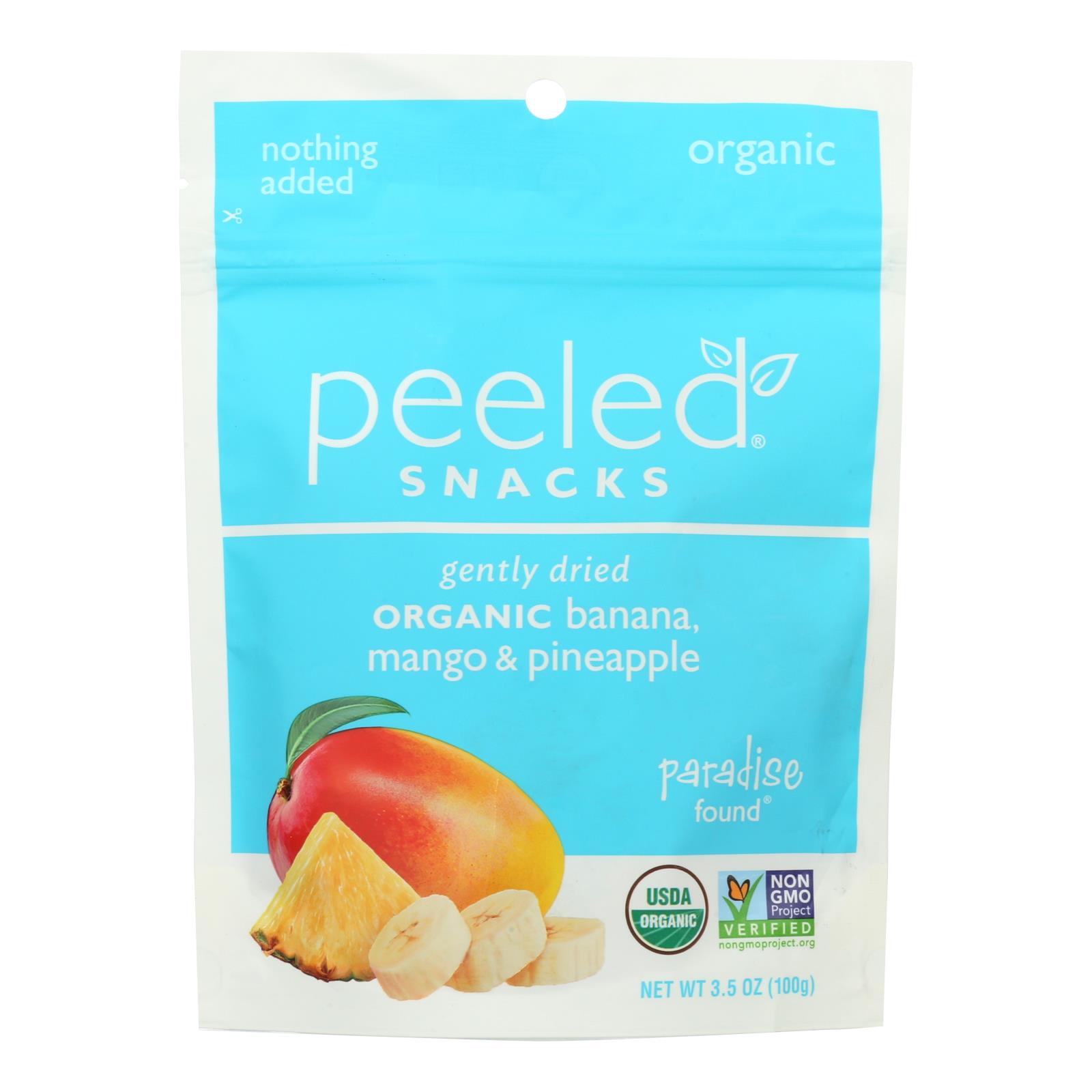 Peeled Snacks Gently Dried Fruit, Paradise Found - 12개 묶음상품 - 2.8 OZ