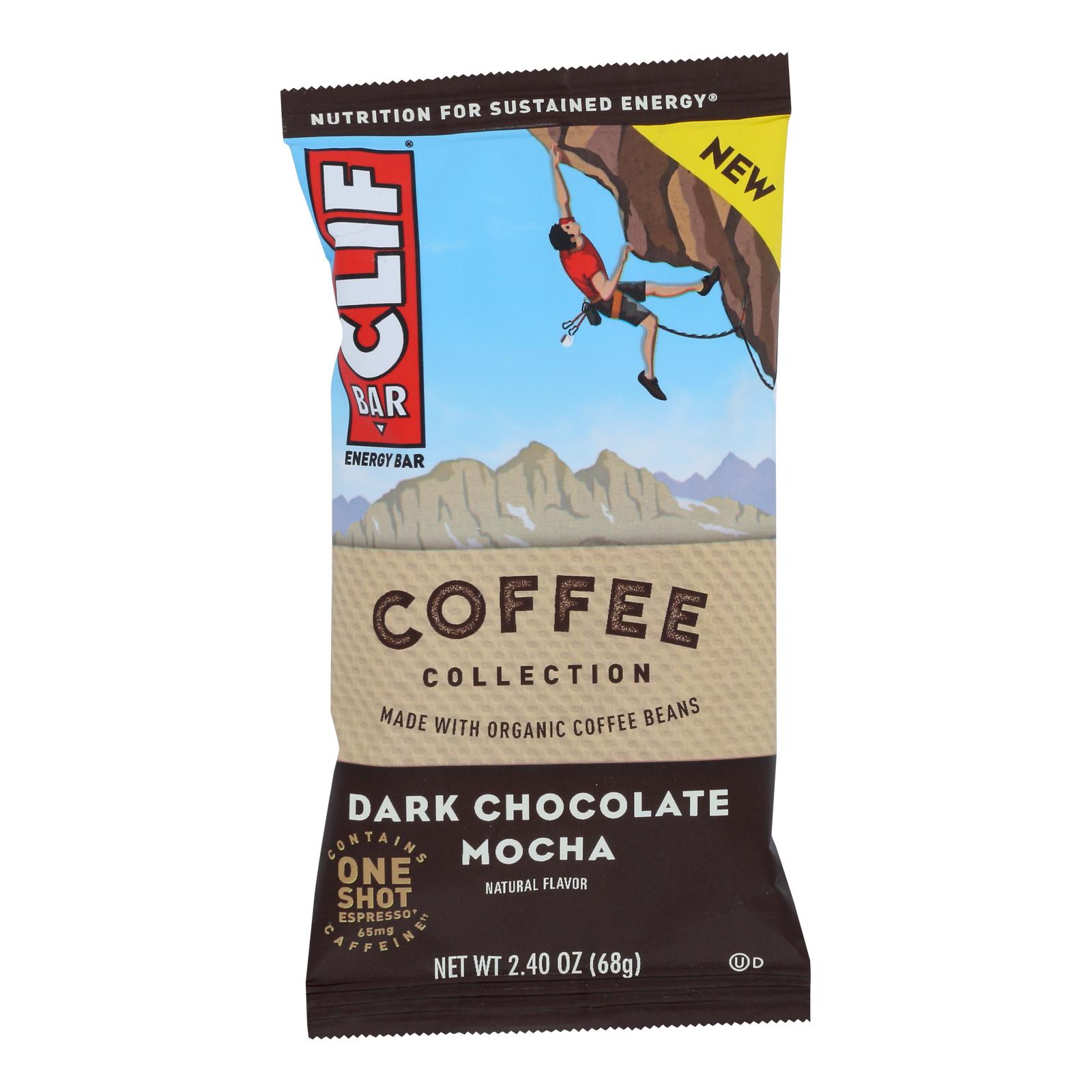 Clif Bar - Bar Coffee Dark Chocolate Mch - 12개 묶음상품 - 2.4 OZ