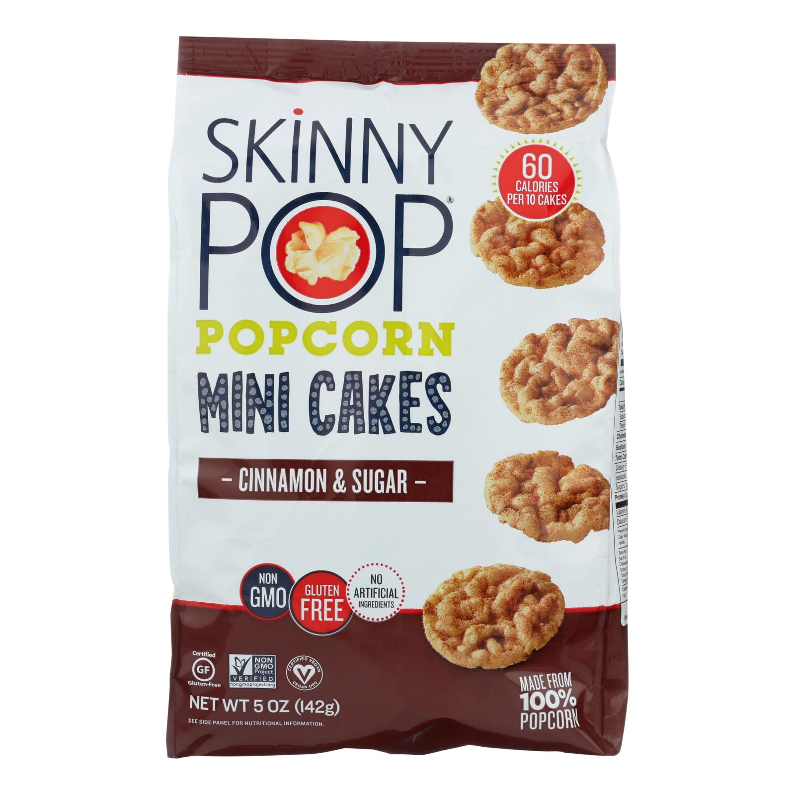 Skinnypop Popcorn - Popcorn Mini Cakes Cin&sugr - 4개 묶음상품-5 OZ