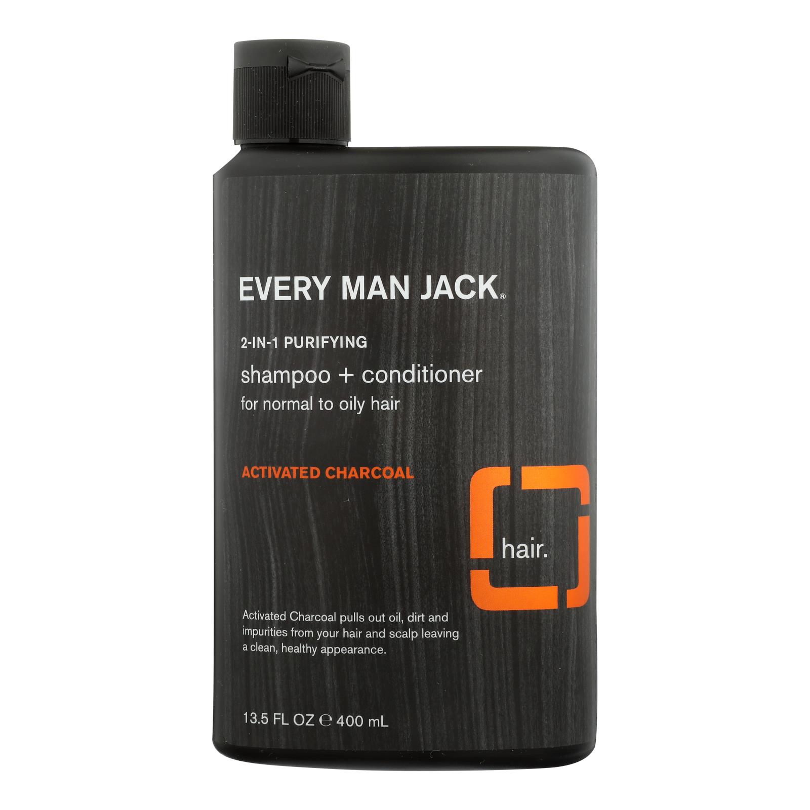 Every Man Jack - 2in1 Purfing Activ/charcl - 1 Each - 13.5 OZ