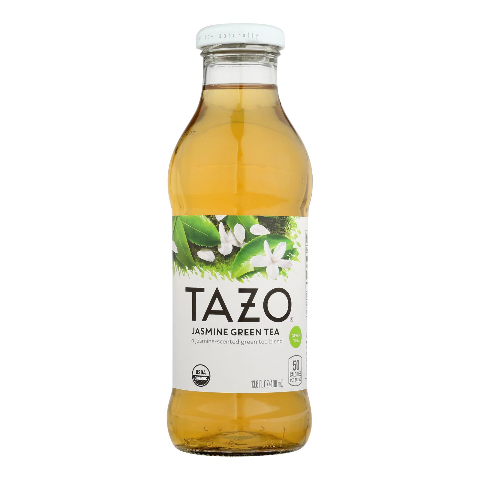 Tazo Tea - Iced Tea Green Jasmin - Case of 12 - 13.8 FZ