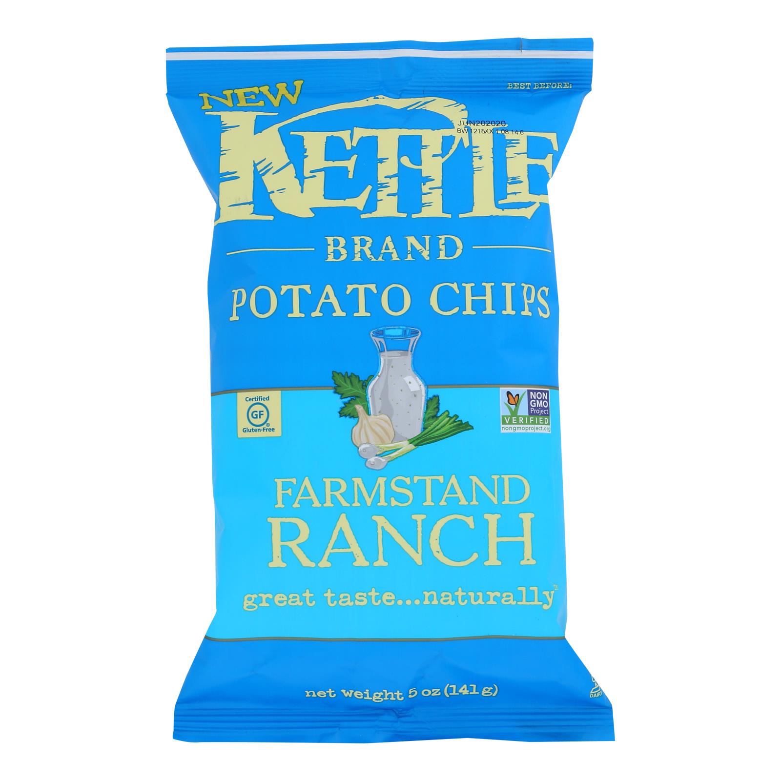 Kettle Brand - Chips Farmstand Ranch - 15개 묶음상품 - 5 OZ