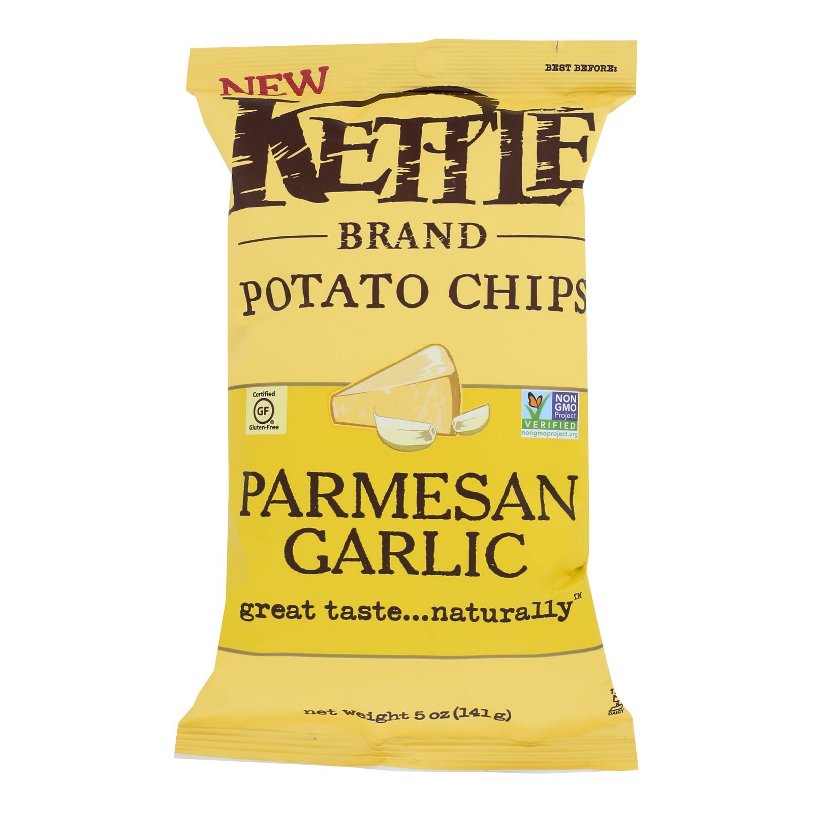 Kettle Brand - Chips Parmesan Garlic - 15개 묶음상품 - 5 OZ