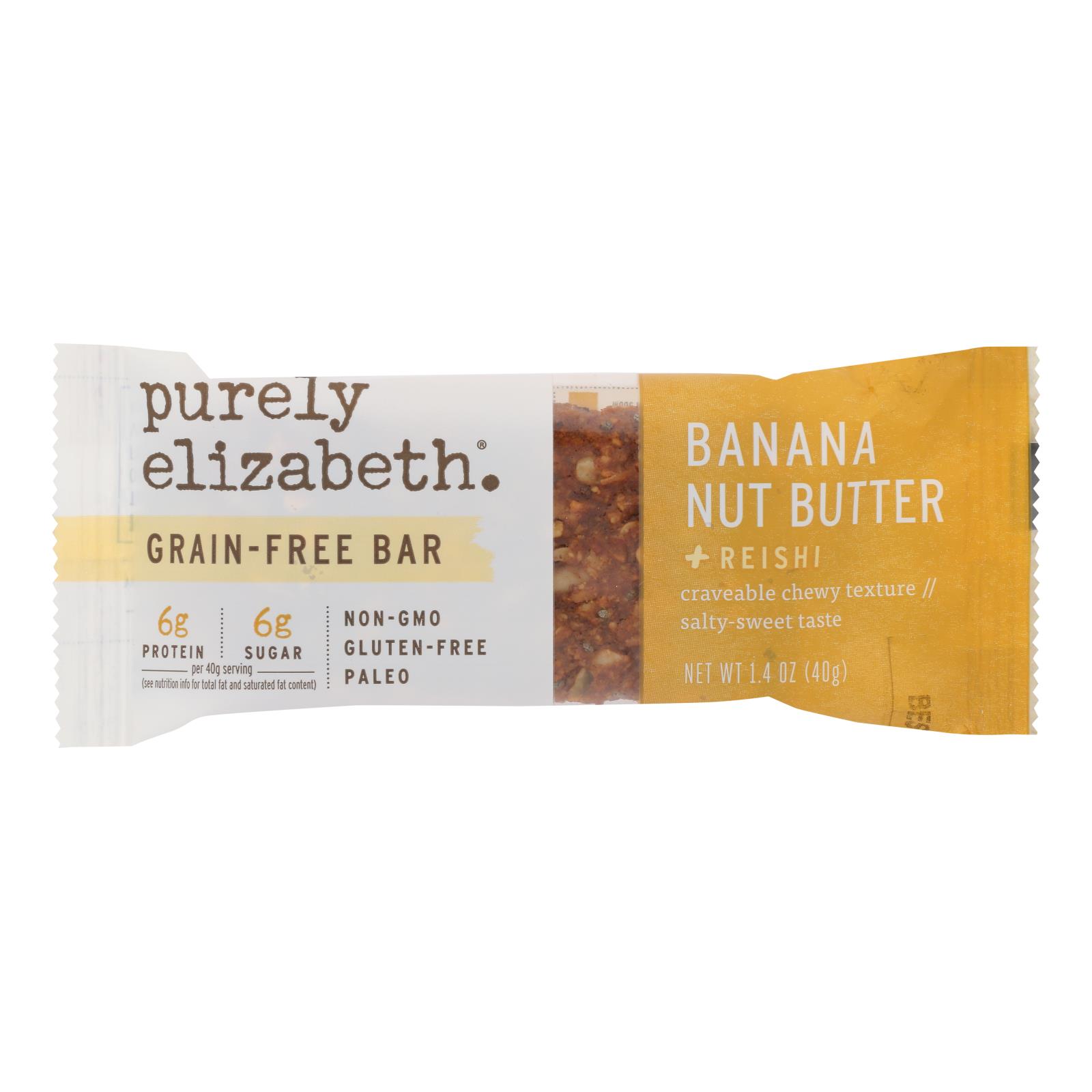Purely Elizabeth - Bar Ban Ntbtr Nut Seed Wf - Case of 12-1.4 OZ
