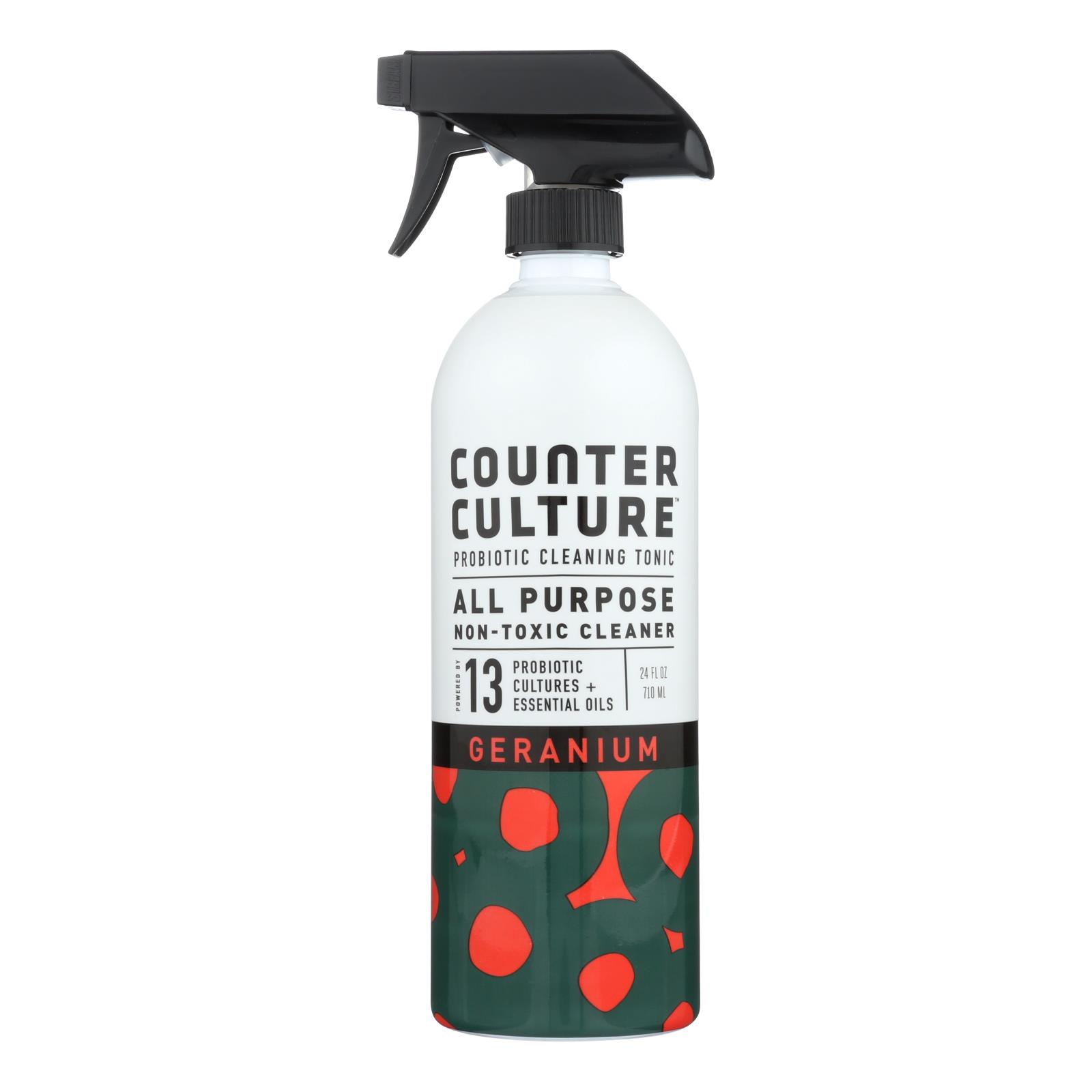 Counter Culture Living Llc - Non-Toxic All-Purpose Cleaner - Geranium - 6개 묶음상품-24 FZ