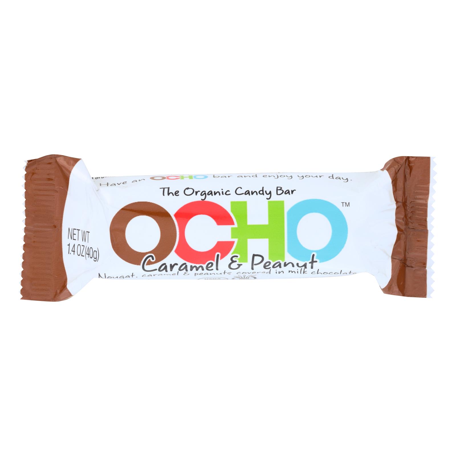 Ocho Candy - Candy Bar Crml/peanut - Case of 12-1.5 OZ