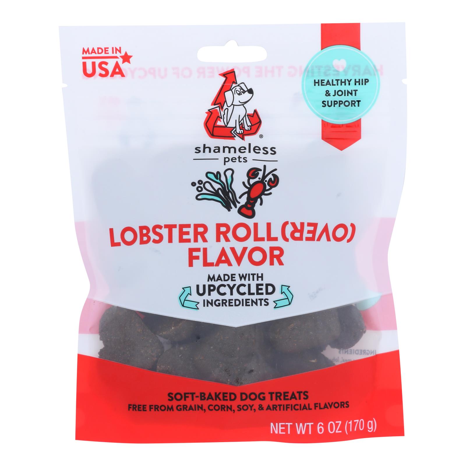 Shameless Pets - Treats Lobster Rollover - 6개 묶음상품-6 OZ