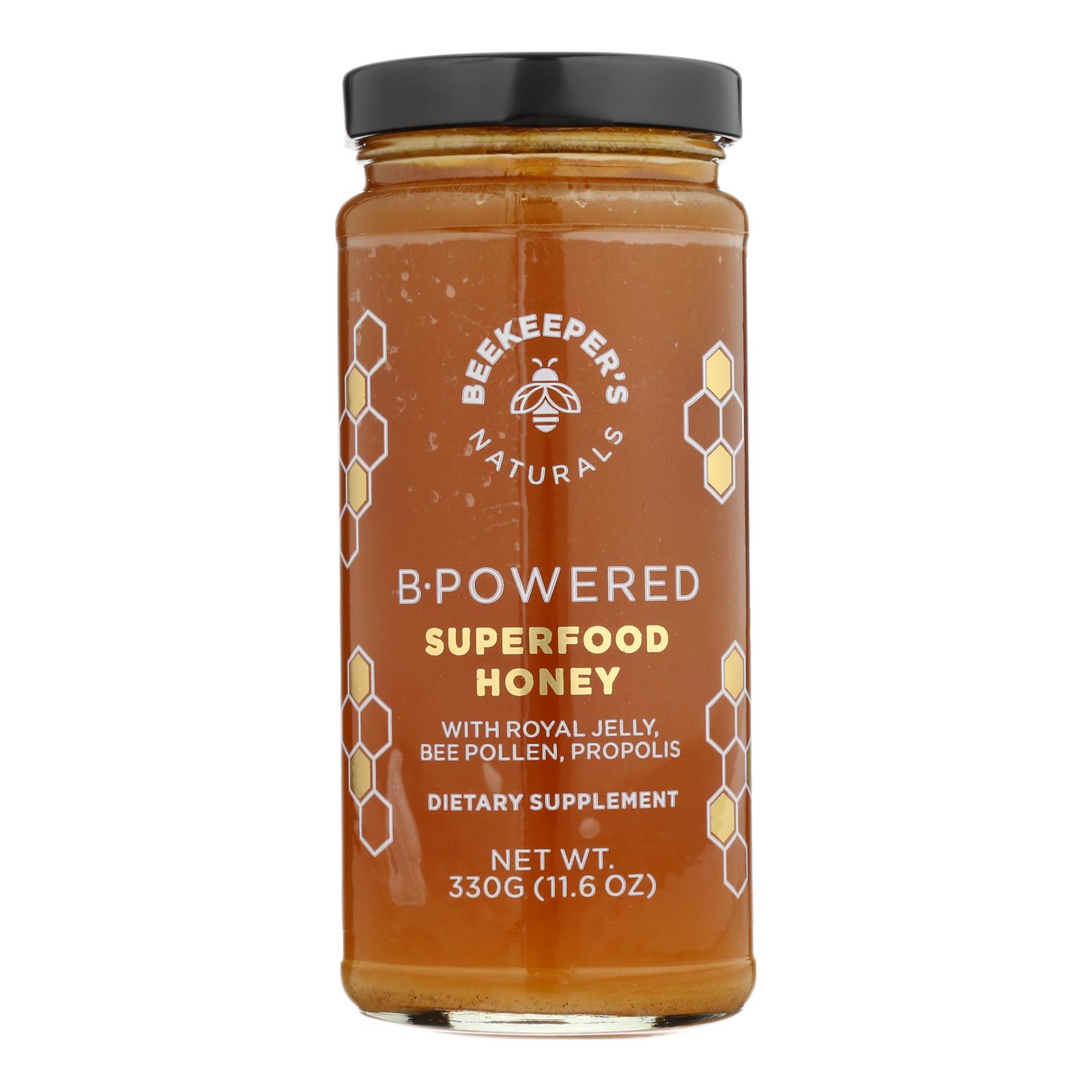Beekeepers Naturals - Supp Sprfd Bpowered Honey - 1 Each 1-11.6 OZ
