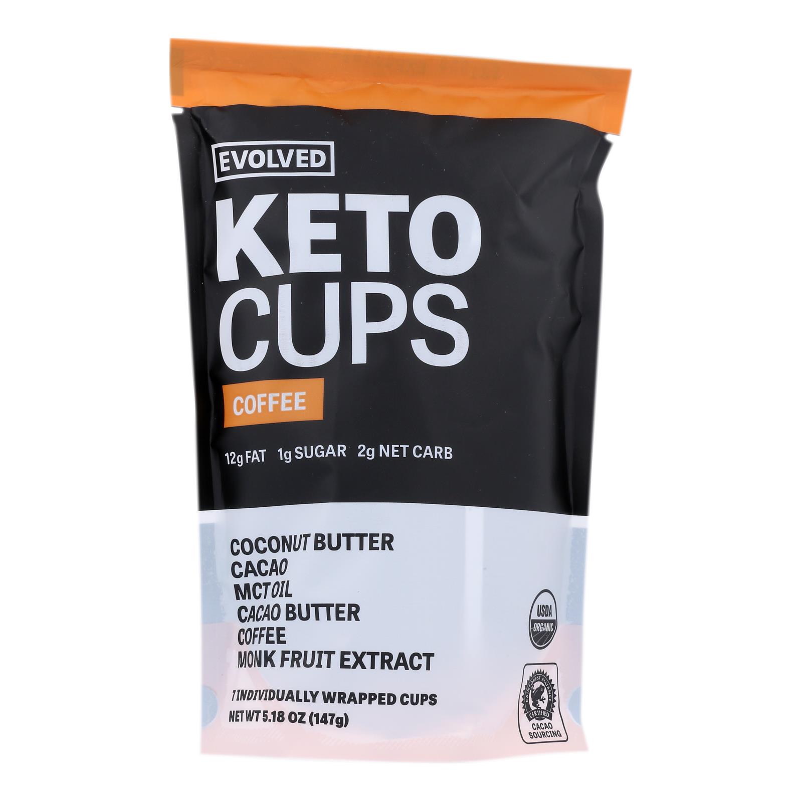 Evolved - Keto Cups Og2 Coffee - CS of 6-4.93 OZ