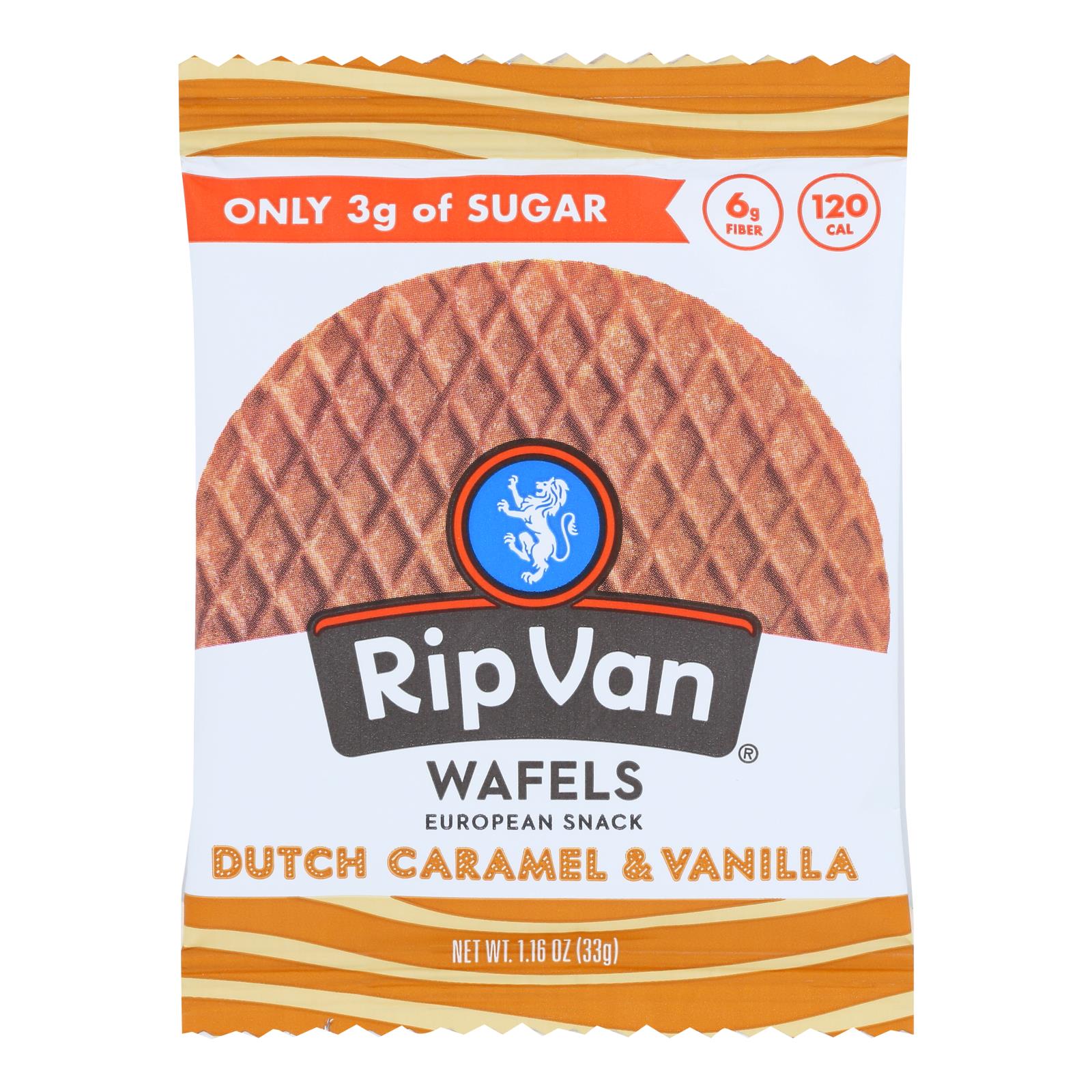 Rip Van Wafels - Wafel Dutch Crml Vanilla - CS of 12-1.16 OZ