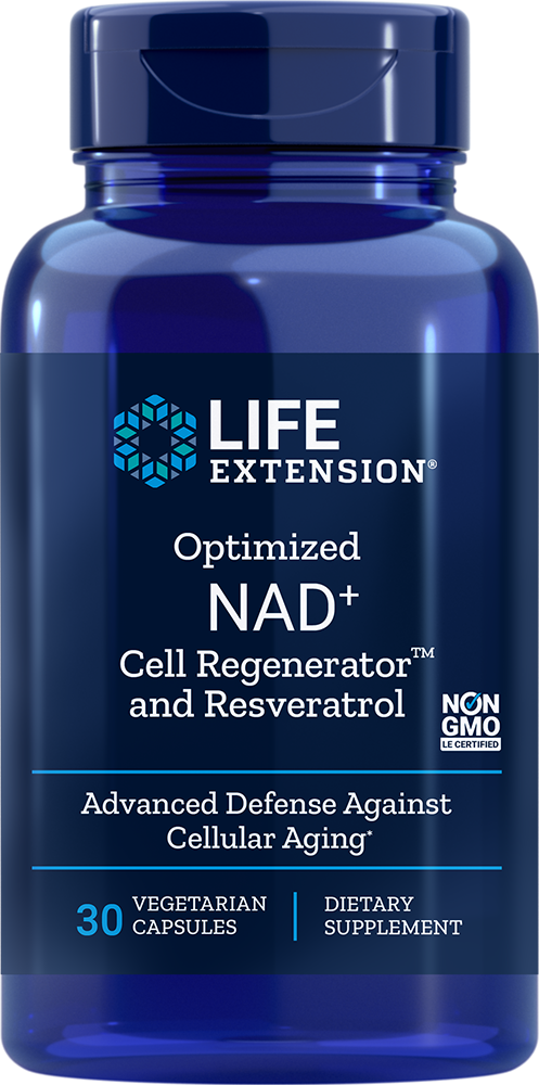 라이프익스텐션 NAD+ 레스베라트롤 함유 세포 재생제 300mg 30캡슐