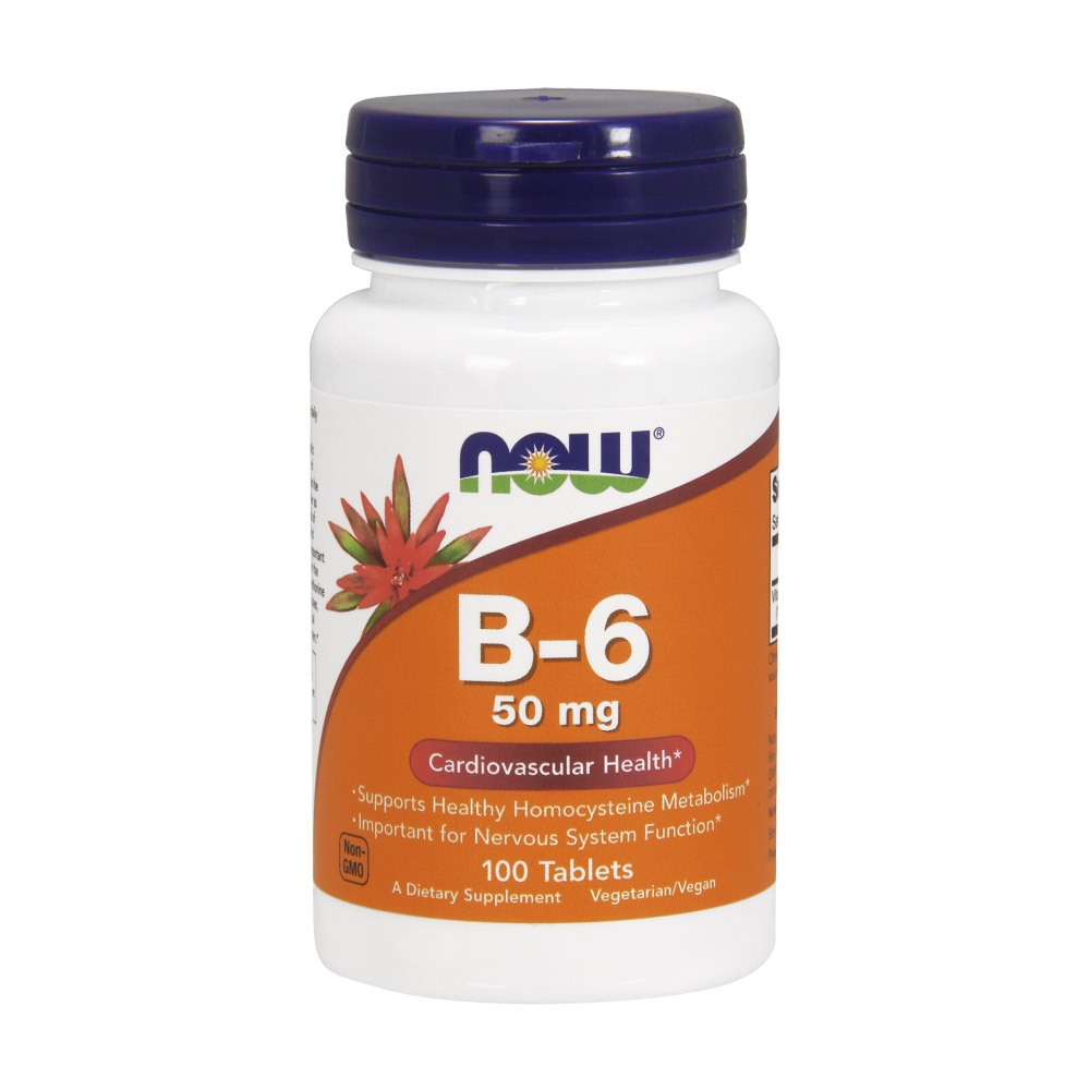 Vitamin B-6 50mg - 100 Tablets