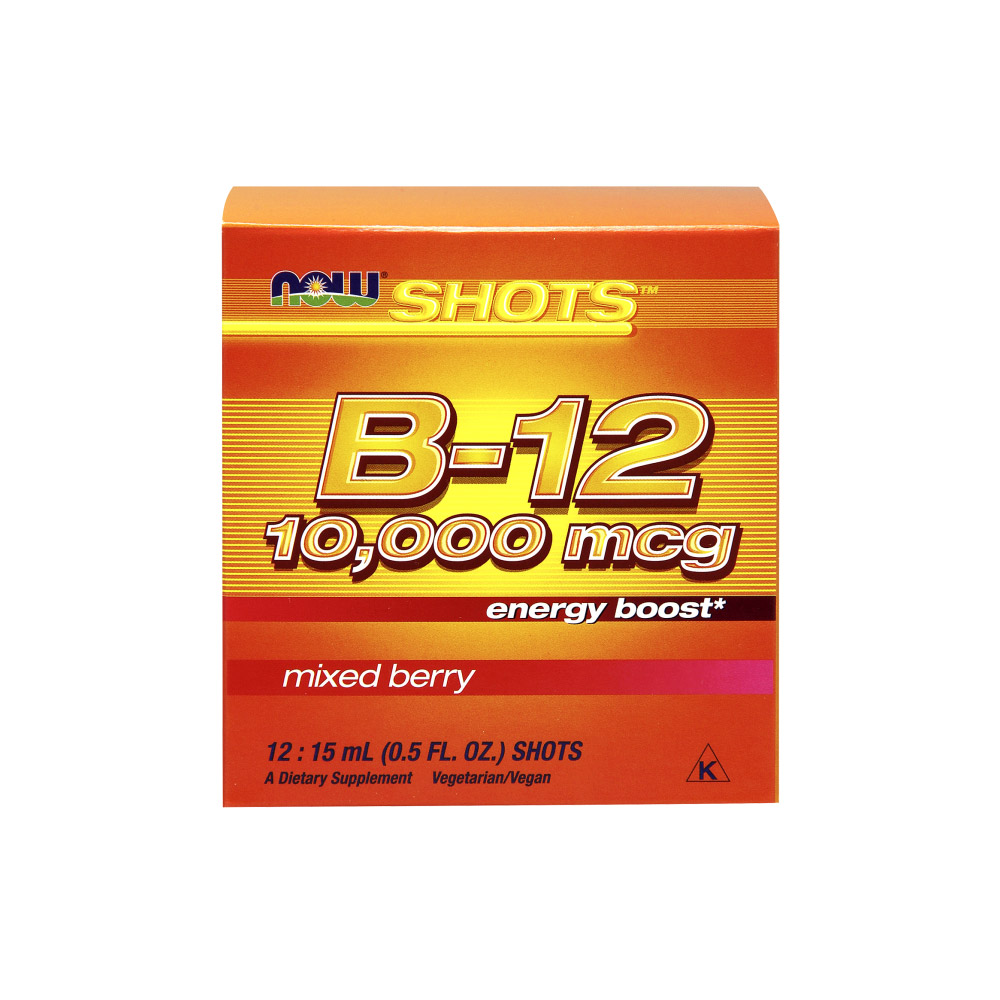 B-12 10,000 mcg - 12: 15 mL (0.5 fl. oz.) Shots