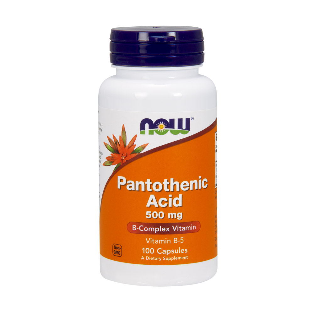 Pantothenic Acid 500 mg - 100 Capsules
