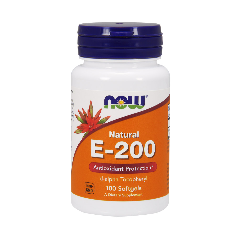 Vitamin E-200 IU d-alpha - 100 Softgels