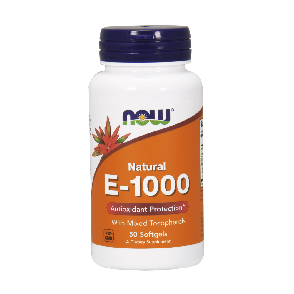 Vitamin E-1000 IU Mixed Tocopherols - 50 Softgels