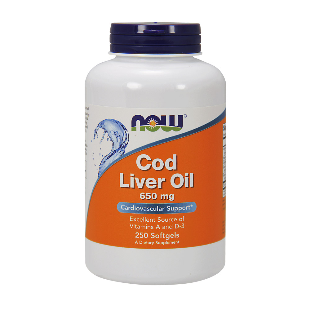 Cod Liver Oil 650 mg - 250 Softgels