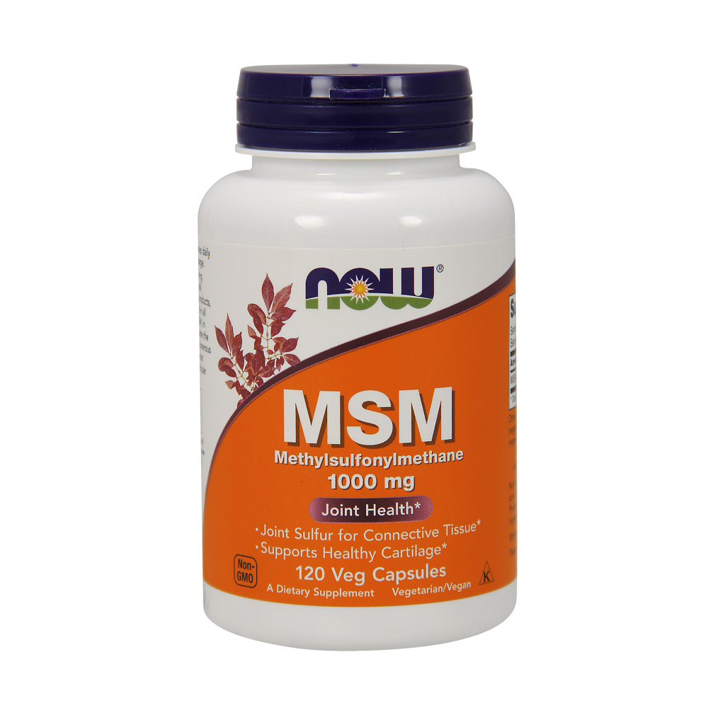 MSM 1000 mg - 120 Veg Capsules