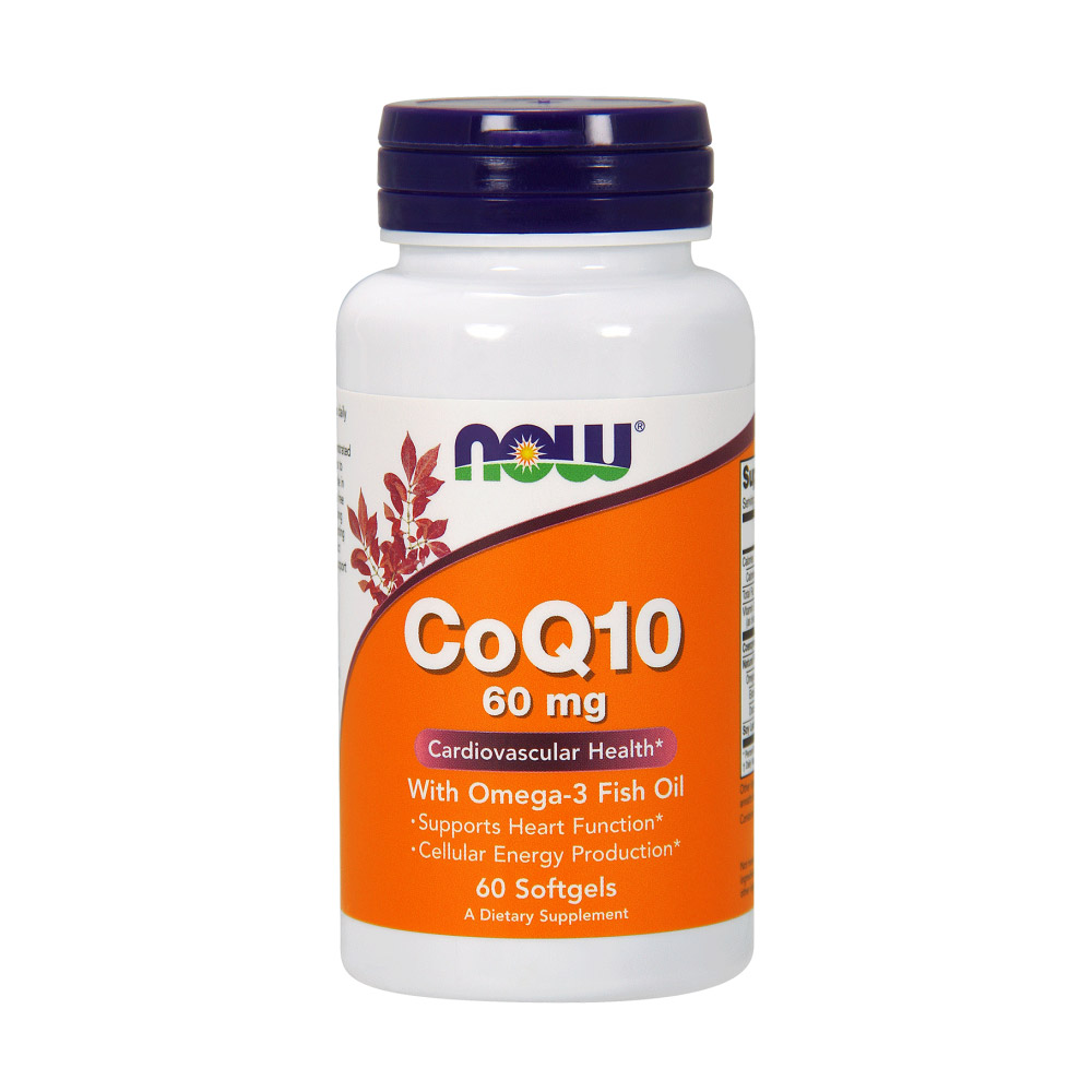 CoQ10 60 mg w/Omega 3 Fish Oils - 120 Softgels