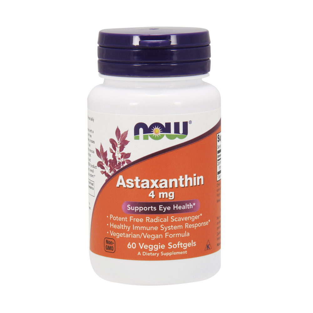 Astaxanthin 4 mg - 60 Veggie Softgels