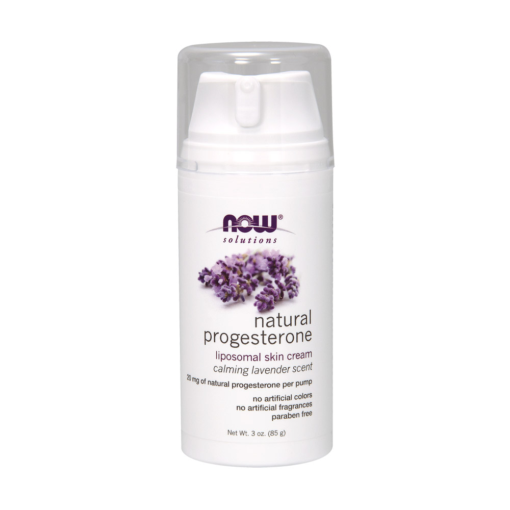 Natural Progesterone Liposomal Skin Cream with Lavender - 3 oz.