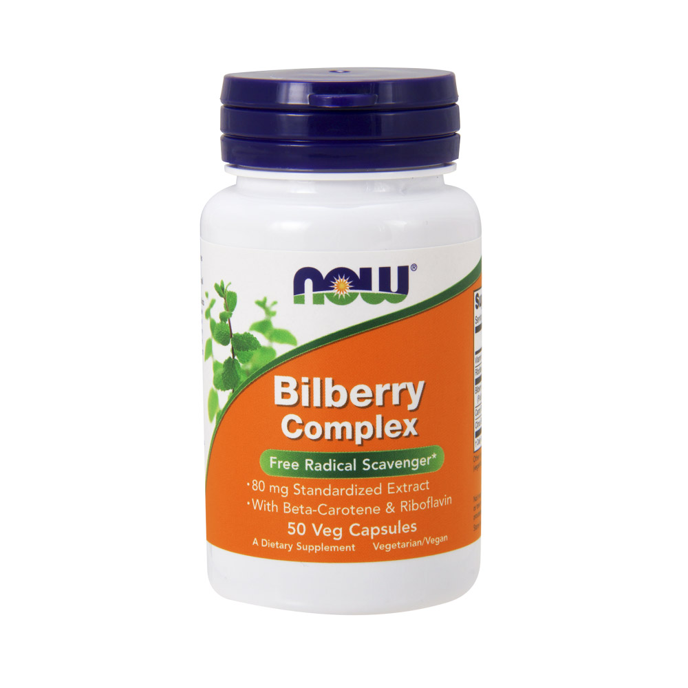 Bilberry Complex 80mg - 50 Veg Capsules