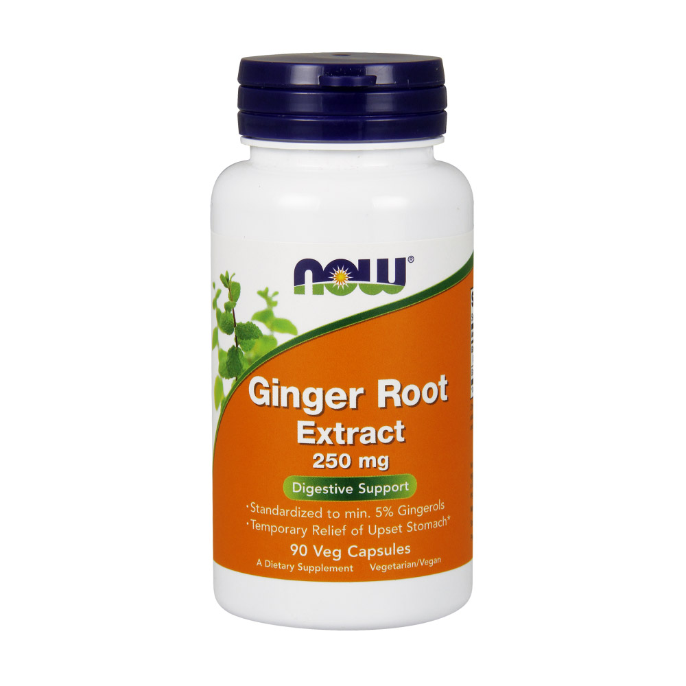 Ginger Root Extract 250 mg - 90 Veg Capsules