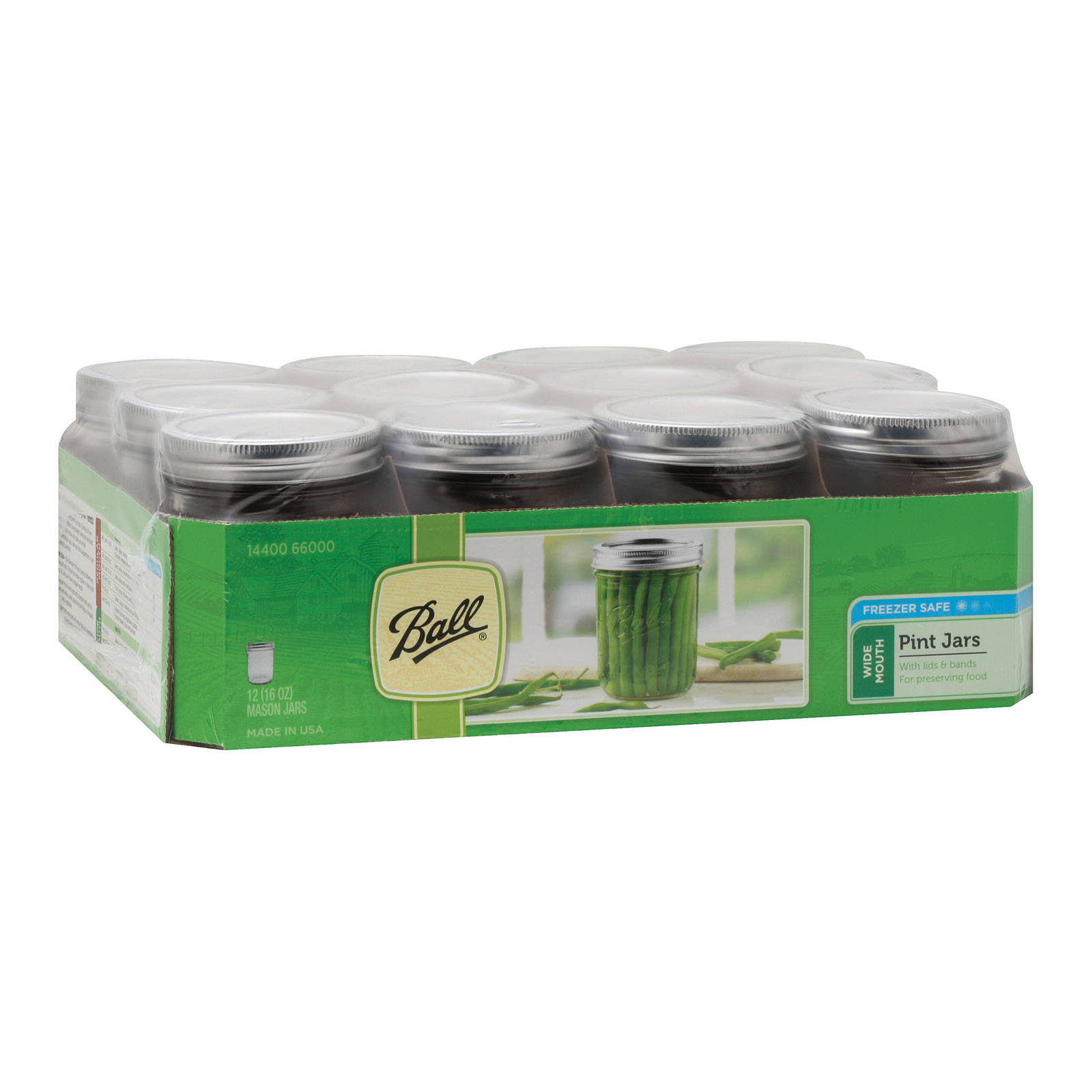 Ball Canning Pint Wide Mouth Can - Case of 1 - 12 Count