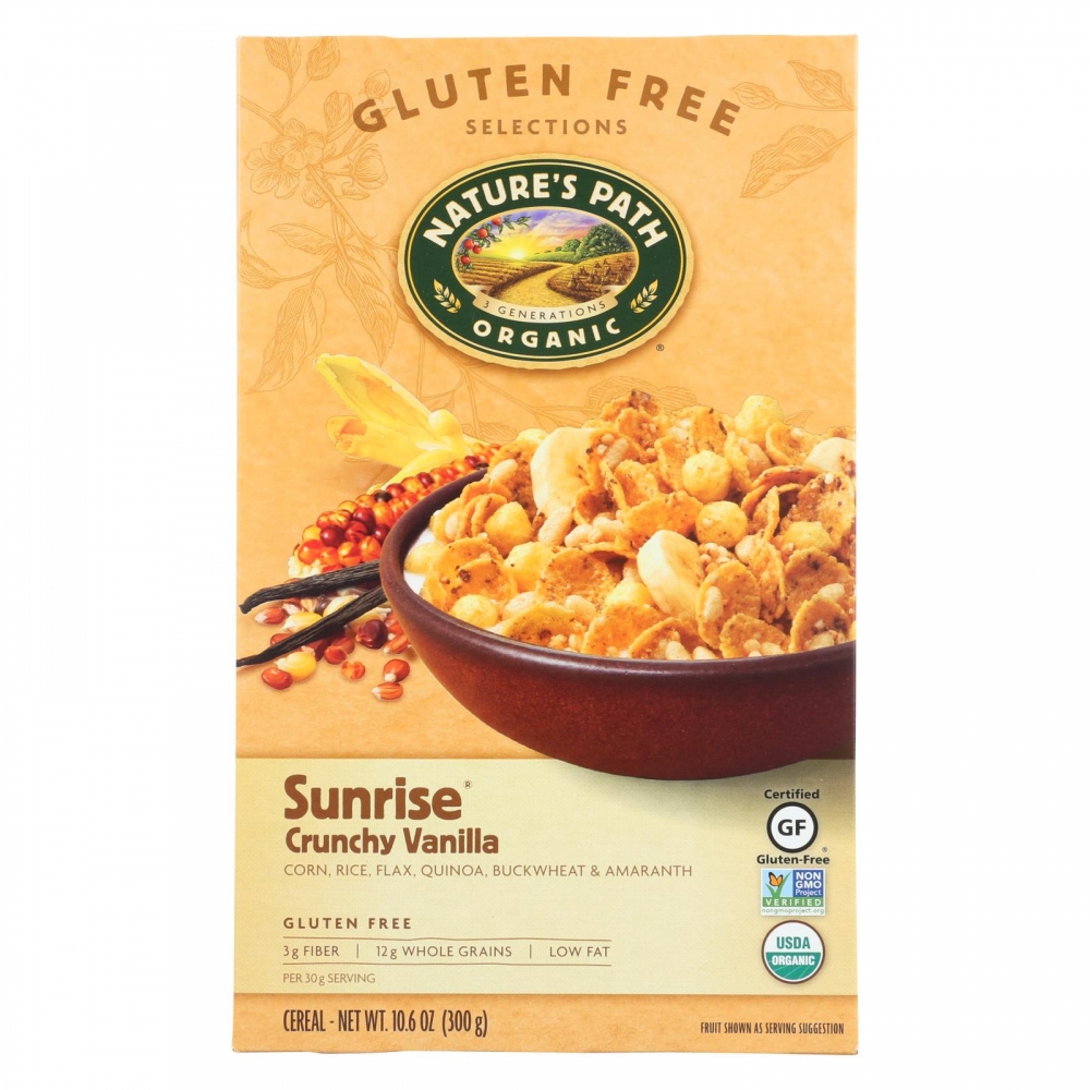 Nature's Path Crunchy Vanilla - Sunrise - 12개 묶음상품 - 10.6 oz.