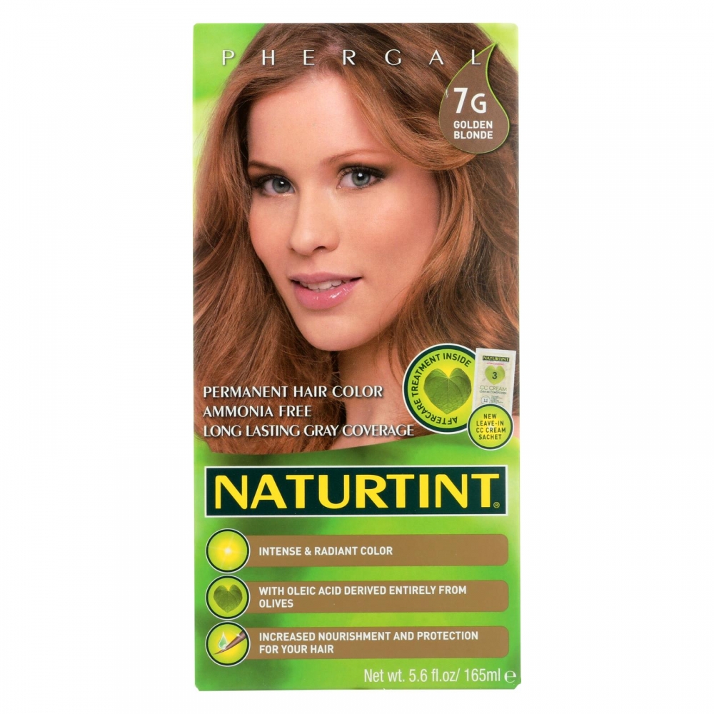 Naturtint Hair Color - Permanent - 7G - Golden Blonde - 5.28 oz