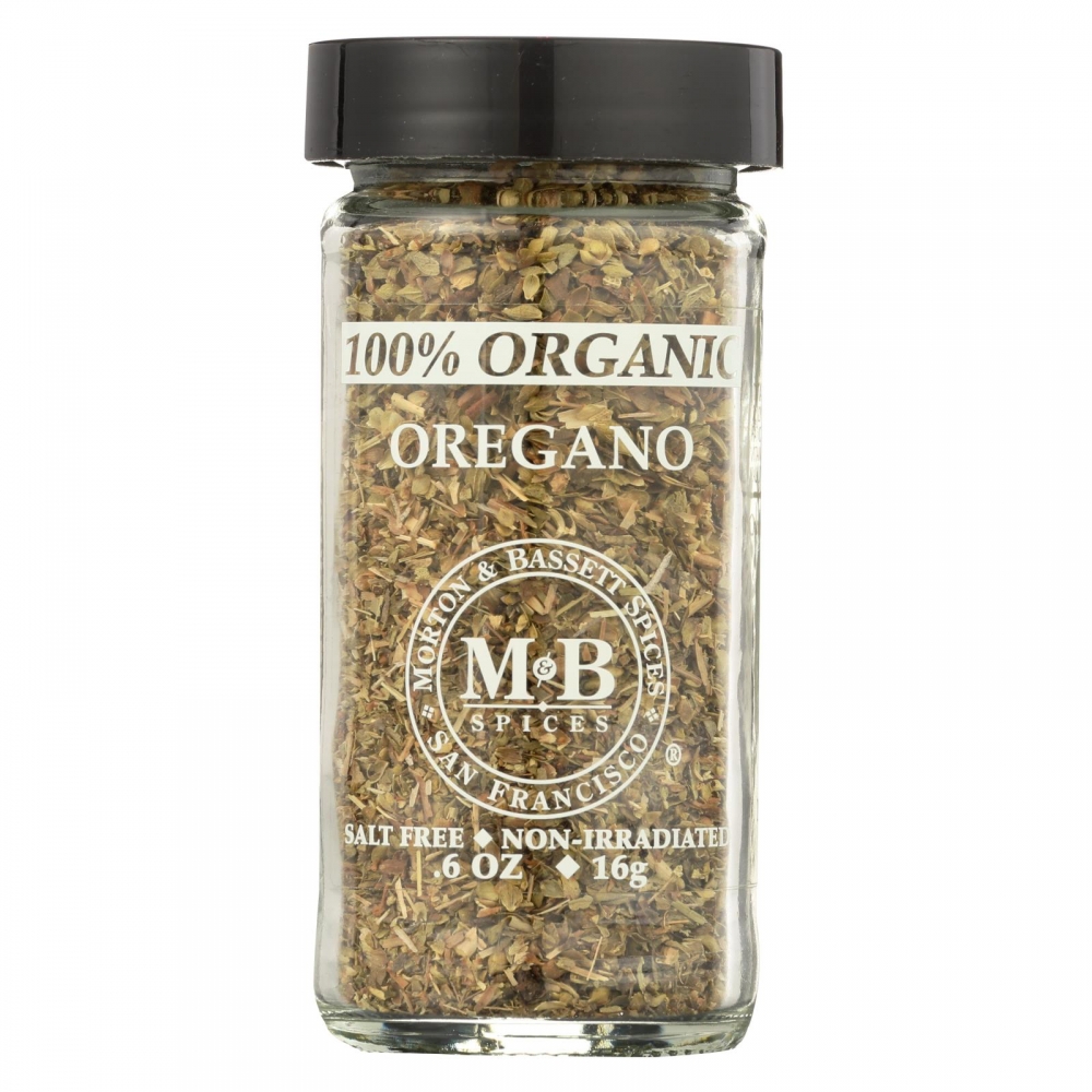 Morton and Bassett 100% Organic Seasoning - Oregano - .7 oz - 3개 묶음상품