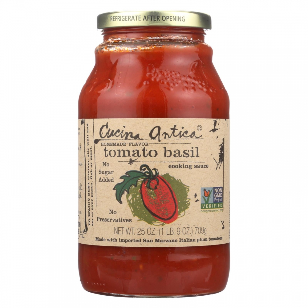 Cucina Antica - Tomato Basil Cooking Sauce - 12개 묶음상품 - 25 oz.