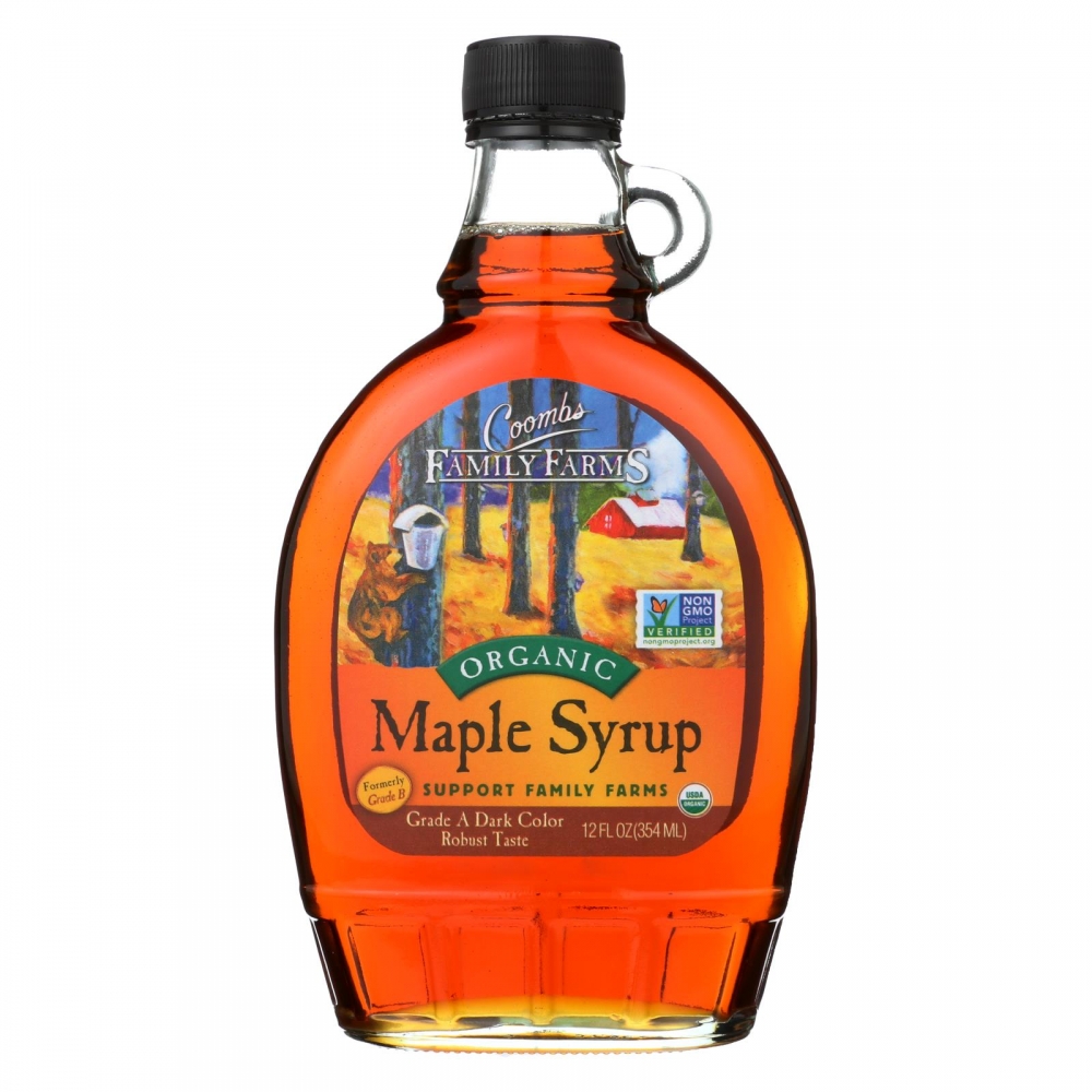 Coombs Family Farms Organic Maple Syrup - 12개 묶음상품 - 12 Fl oz.