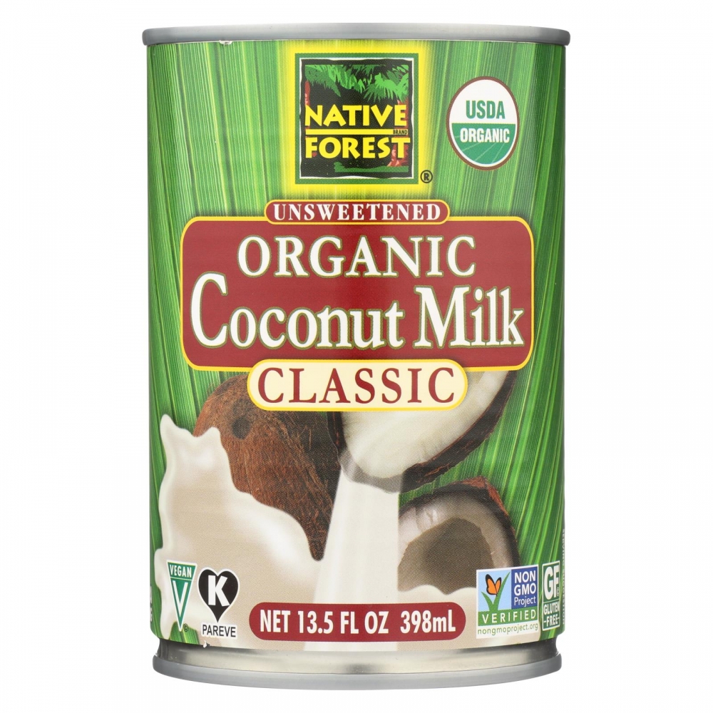 Native Forest Organic Classic - Coconut Milk - 12개 묶음상품 - 13.5 Fl oz.