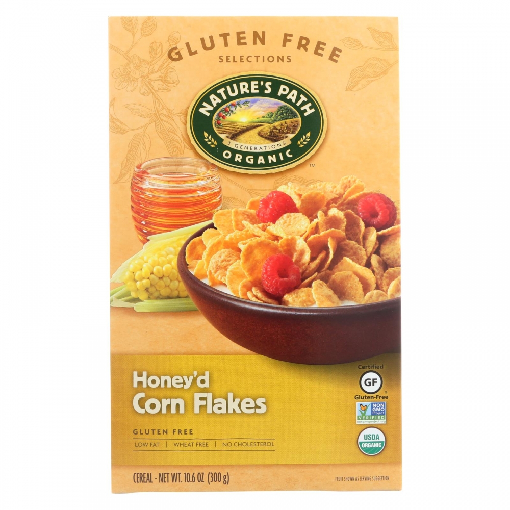 Nature's Path Organic Corn Flakes Cereal - Honey?D - 12개 묶음상품 - 10.6 oz.