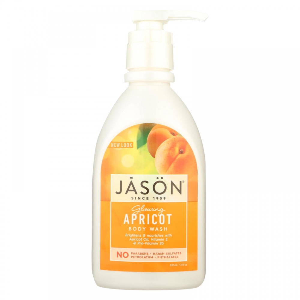 Jason Satin Shower Body Wash Apricot - 30 fl oz