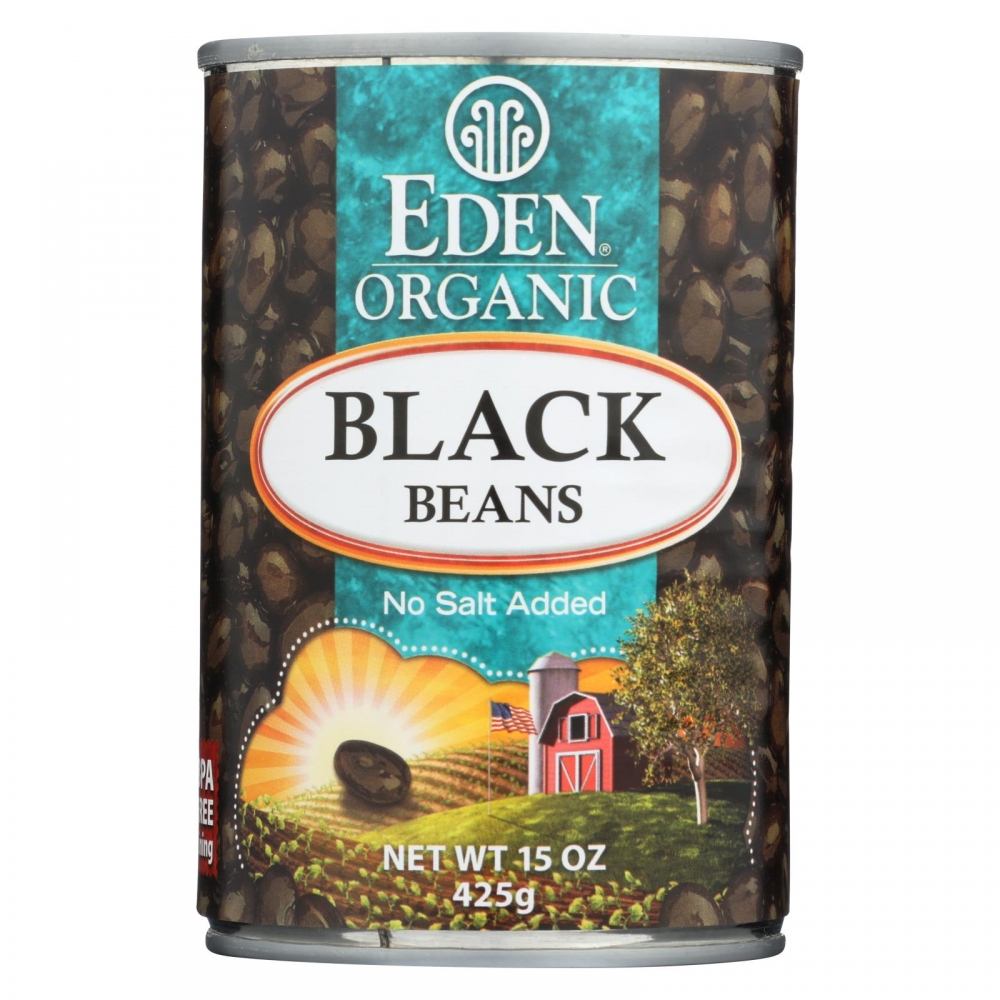 Eden Foods Organic Black Beans - 12개 묶음상품 - 15 oz.