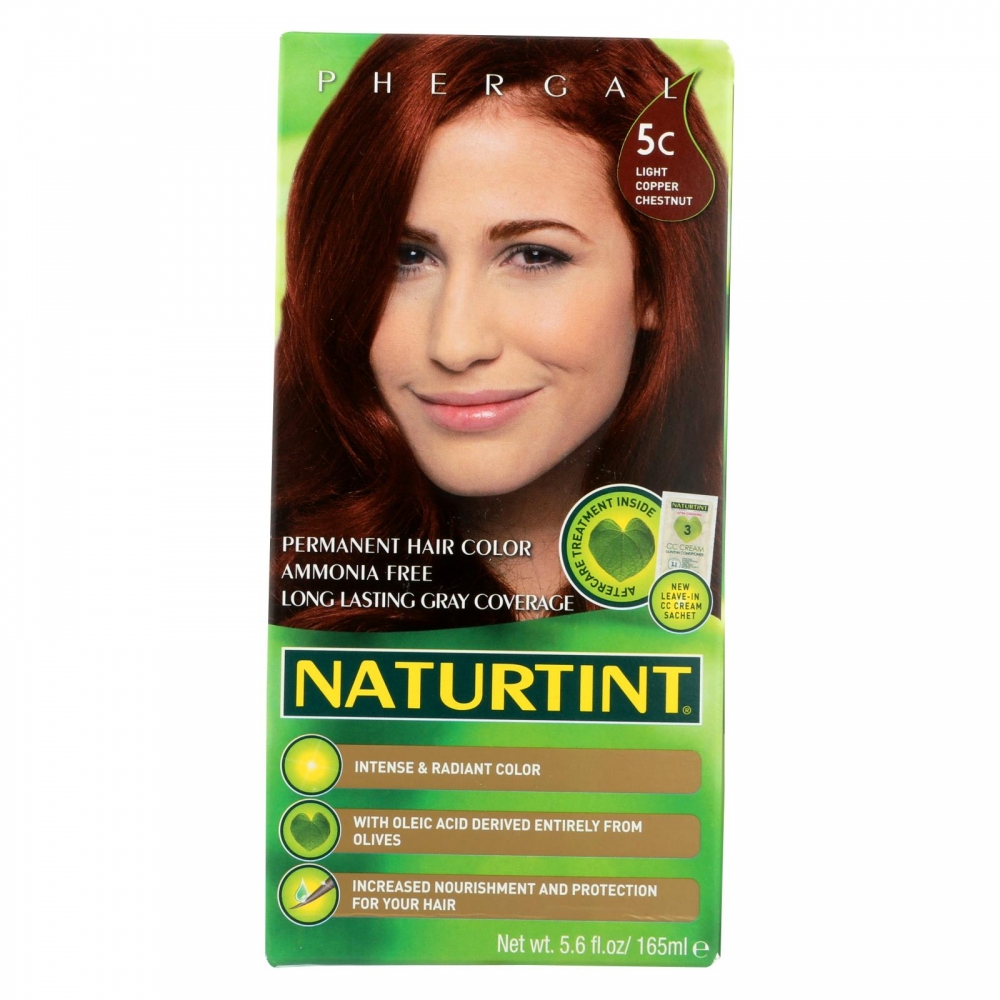 Naturtint Hair Color - Permanent - 5C - Light Copper Chestnut - 5.28 oz