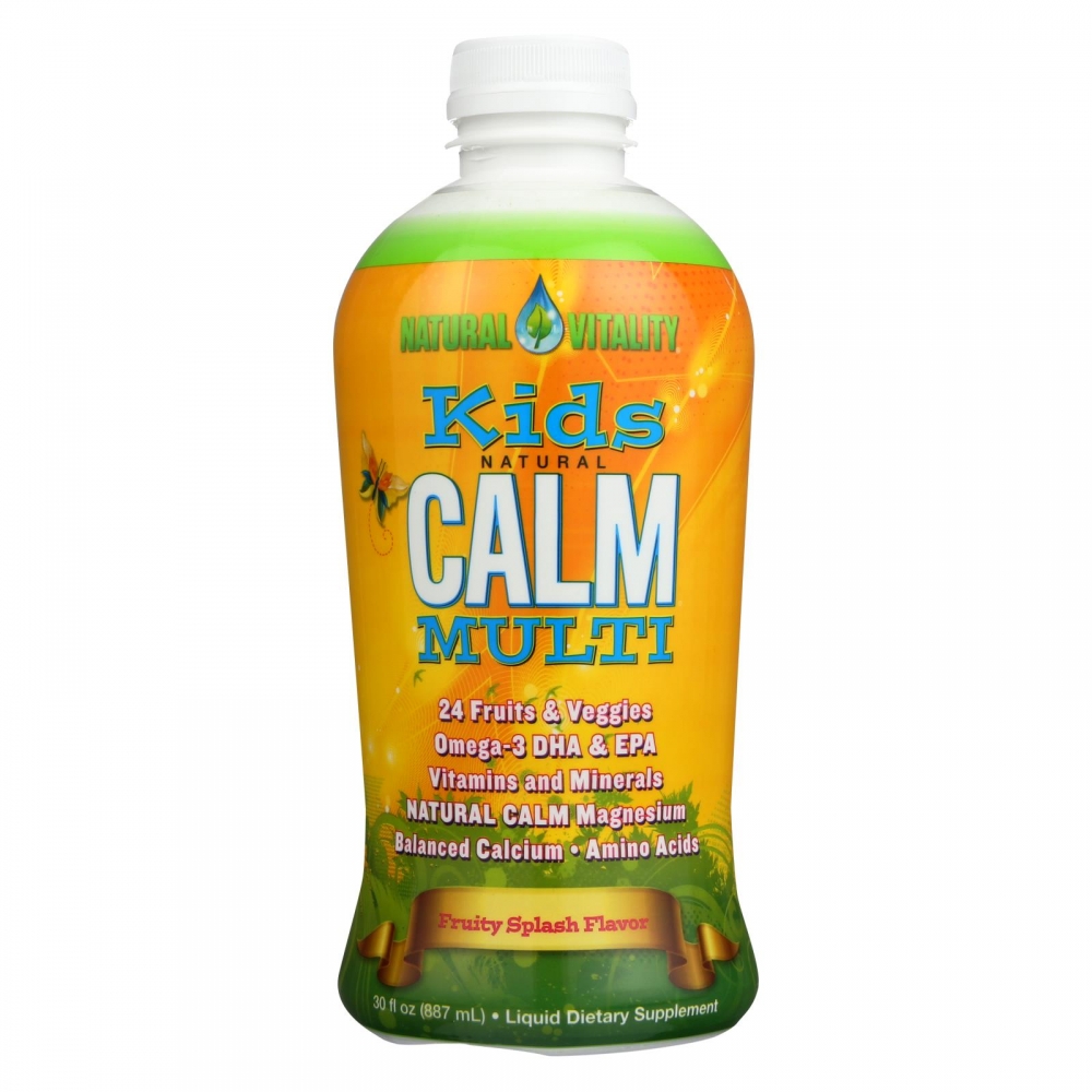 Natural Vitality Kid's Natural Calm Multi Fruity Splash - 30 Fl Oz