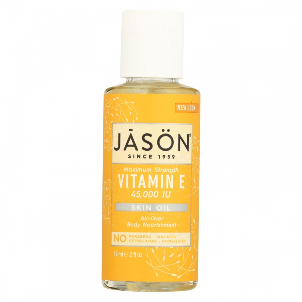 Jason Vitamin E Pure Natural Skin Oil Maximum Strength - 45000 IU - 2 fl oz