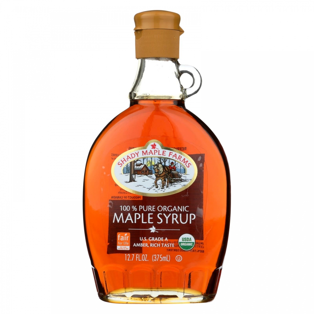 Shady Maple Farms 100 Percent Pure Organic Maple Syrup - 12개 묶음상품 - 12.7 Fl oz.