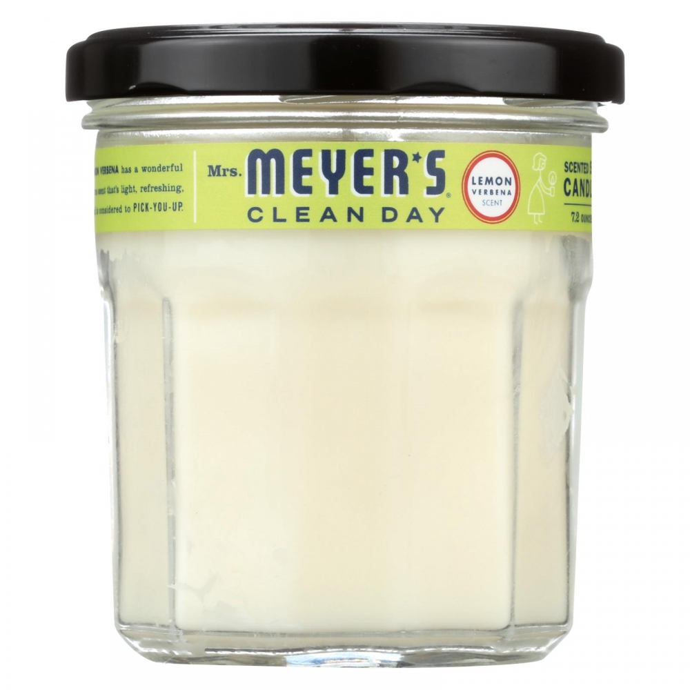 Mrs. Meyer's Clean Day - Soy Candle - Lemon Verbena - 6개 묶음상품 - 7.2 oz Candles