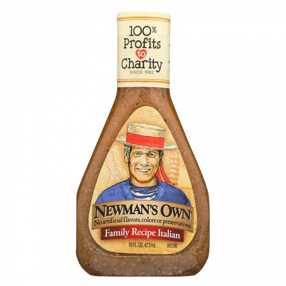 Newman's Own Family Recipe Dressing - Italian - 6개 묶음상품 - 16 Fl oz.