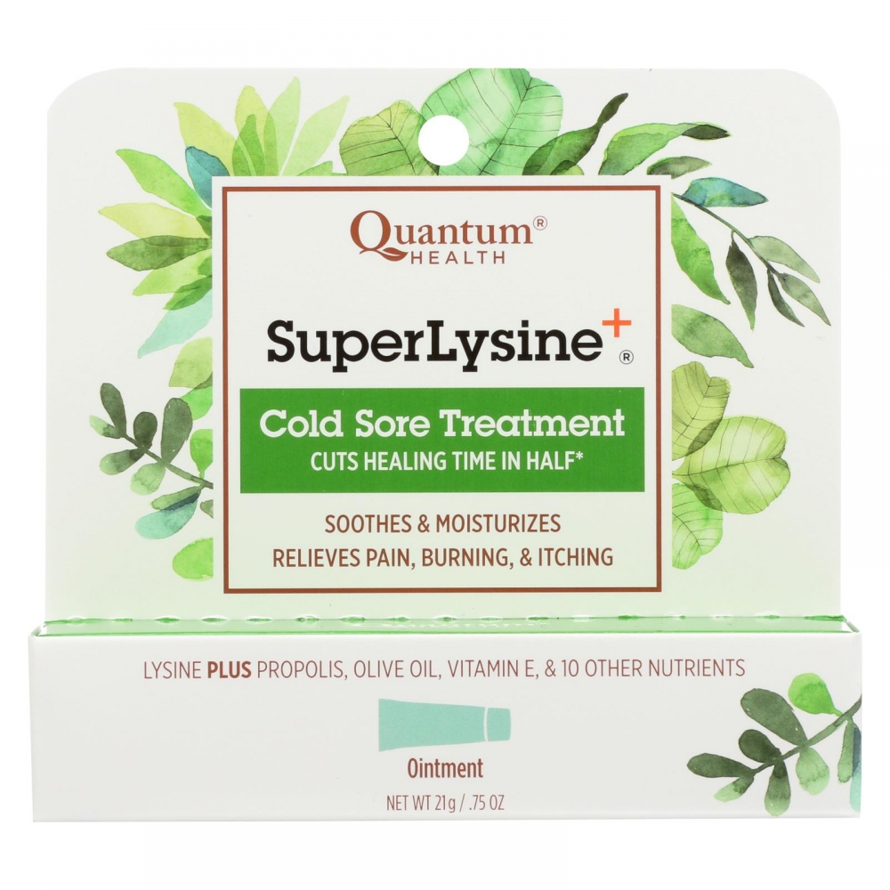 Quantum SuperLysine Plus Cold Sore Treatment - 0.75 oz