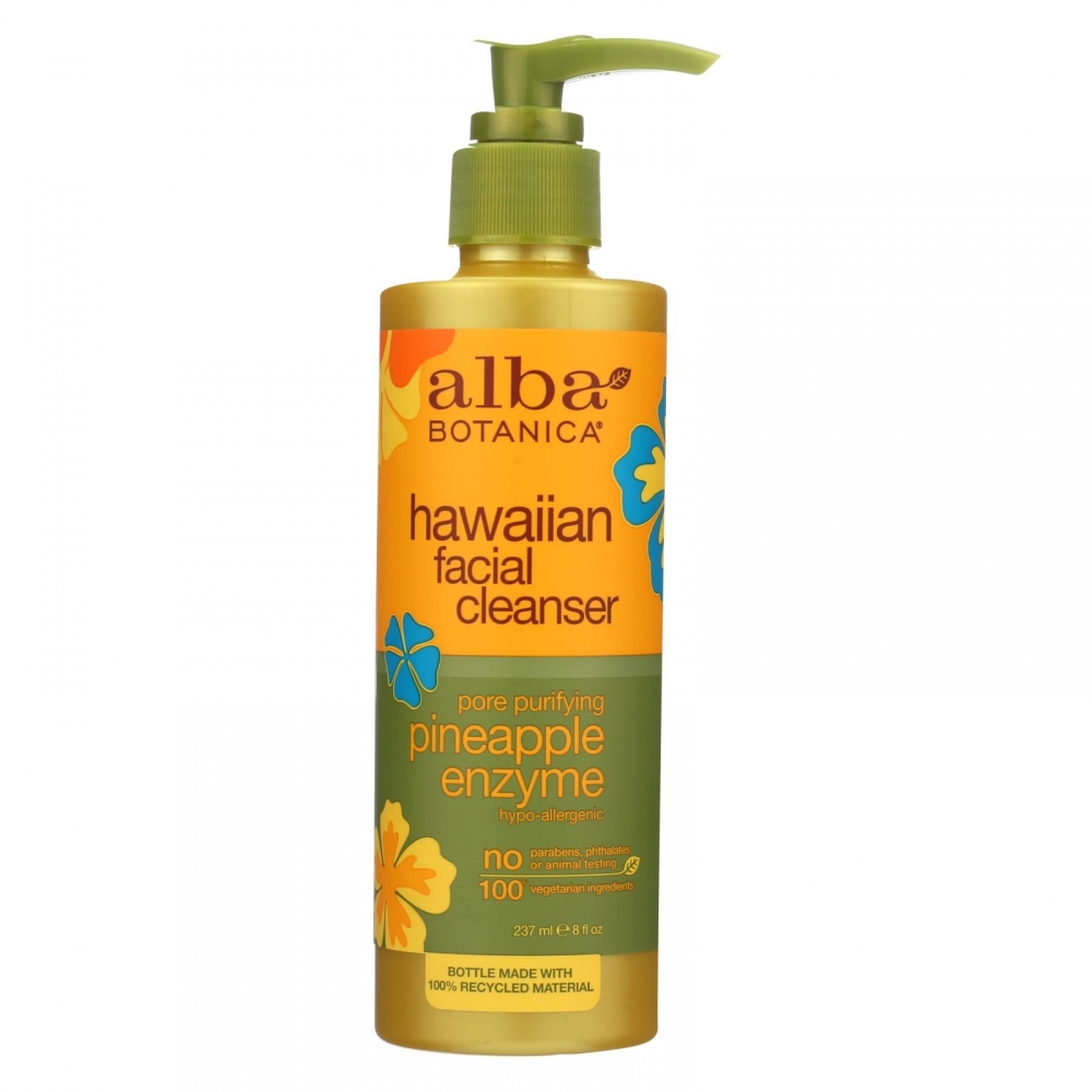 Alba Botanica - Enzyme Facial Cleanser Pineapple - 8 fl oz