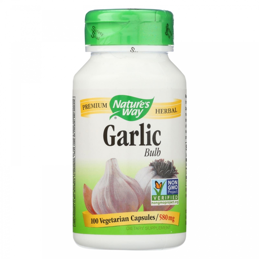 Nature's Way - Garlic Bulb - 100 Capsules